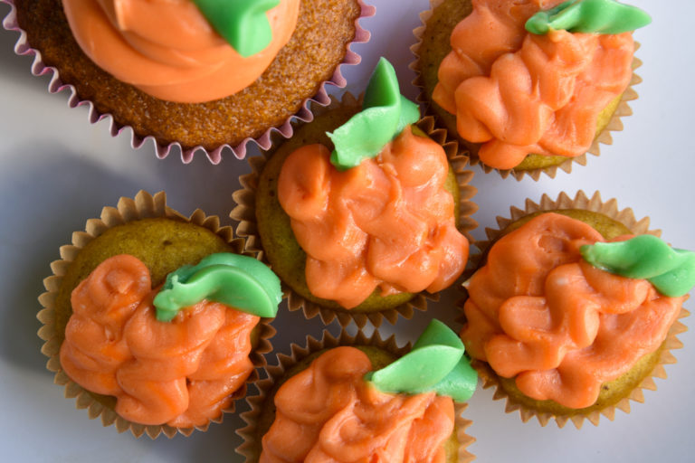 Pumpkin cupcakes